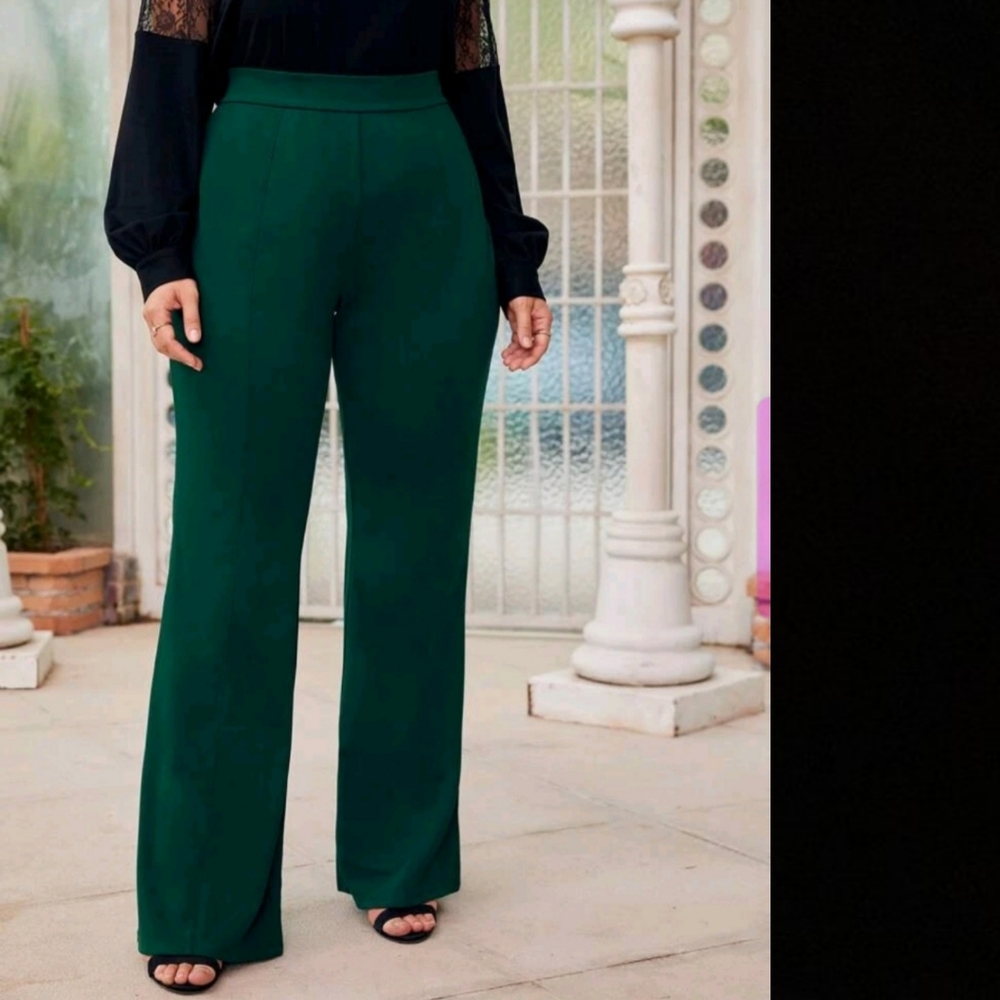 Shein Dark Green Trouser Pant - 3XL size 18